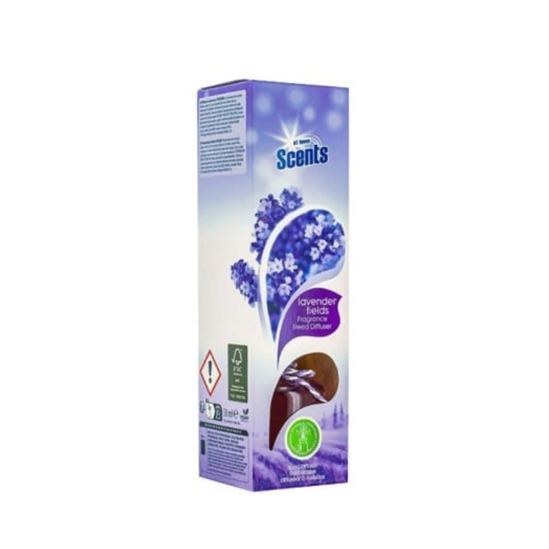AT HOME SCENTS GEURSTOKJES LAVENDER FIELDS 50ML